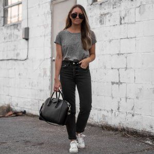 Madewell Rivet & Thread Ex-Boyfriend Tee, Heather Grey